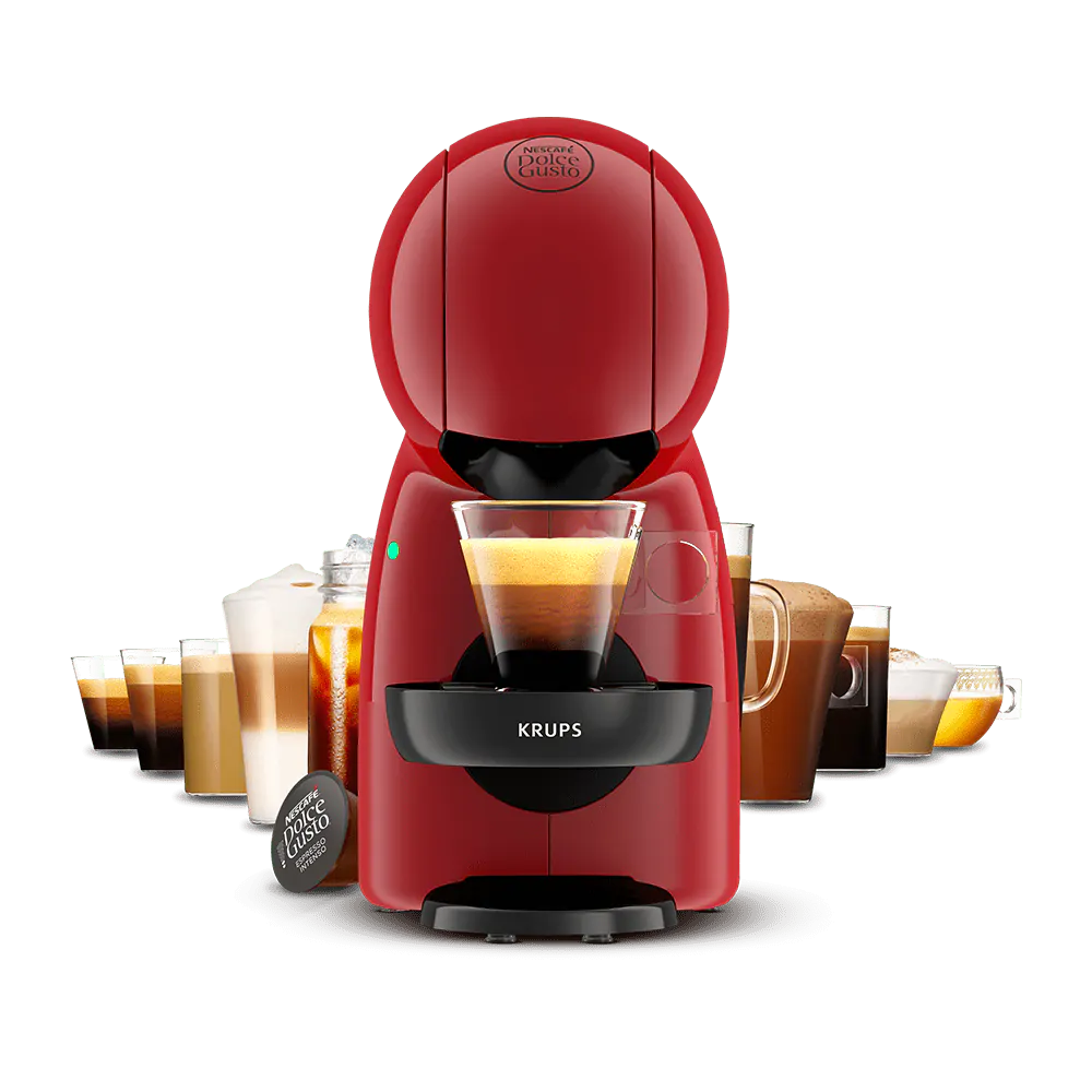 Piccolo XS Red Manual Coffee Machine NESCAFE Dolce Gusto